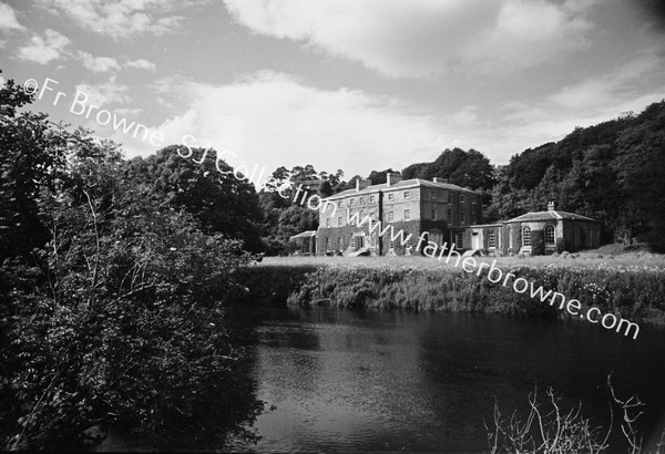 CASTLE HYDE HOUSE FROM RIVER BANK